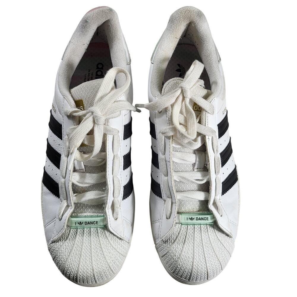Adidas Superstar II sneakers black stripes Shoes Women's size 7.5